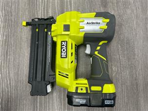 Ryobi cordless brad discount nailer 18ga model p320